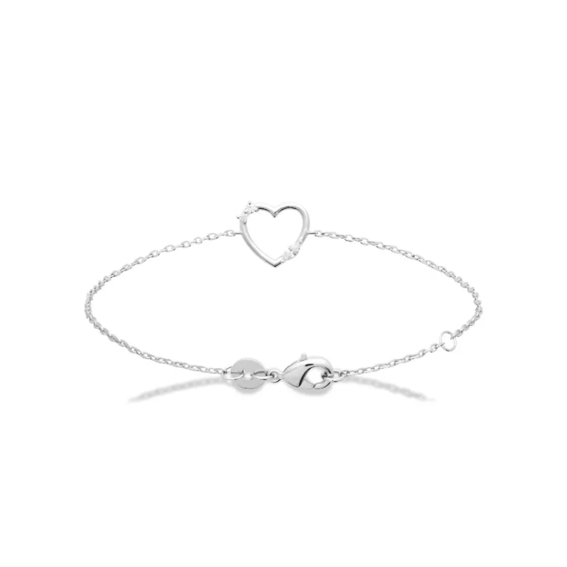 Maison de la Bijouterie Bracelet femme argent cœur fantaisie VW3U6YZV | Femme Bracelet