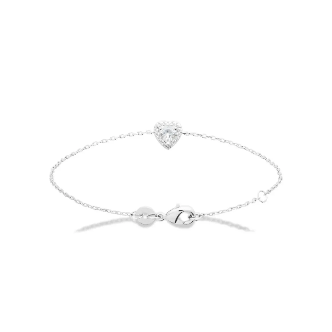 Maison de la Bijouterie Bracelet femme argent cœur oxydes de zirconium VW3UV6ZV | Femme Bracelet