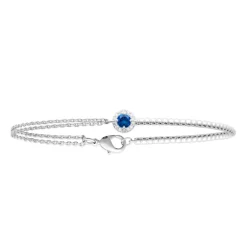 Maison de la Bijouterie Bracelet femme argent fantaisie pierre bleue VW3U4ZZV | Femme Bracelet