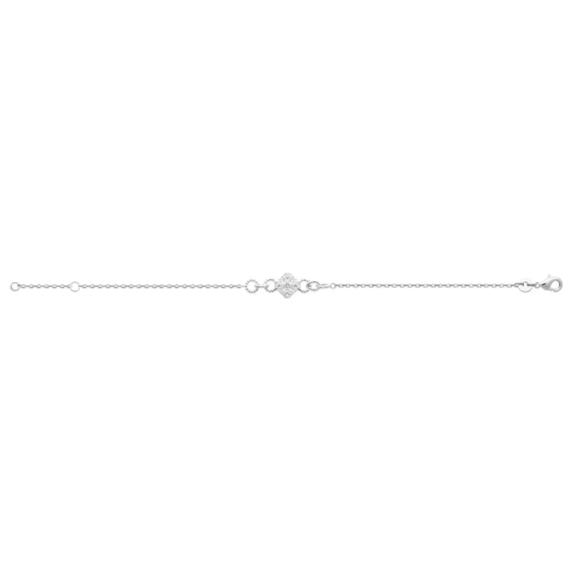 Maison de la Bijouterie Bracelet femme argent fantaisie oxydes VW3U44ZV | Femme Bracelet