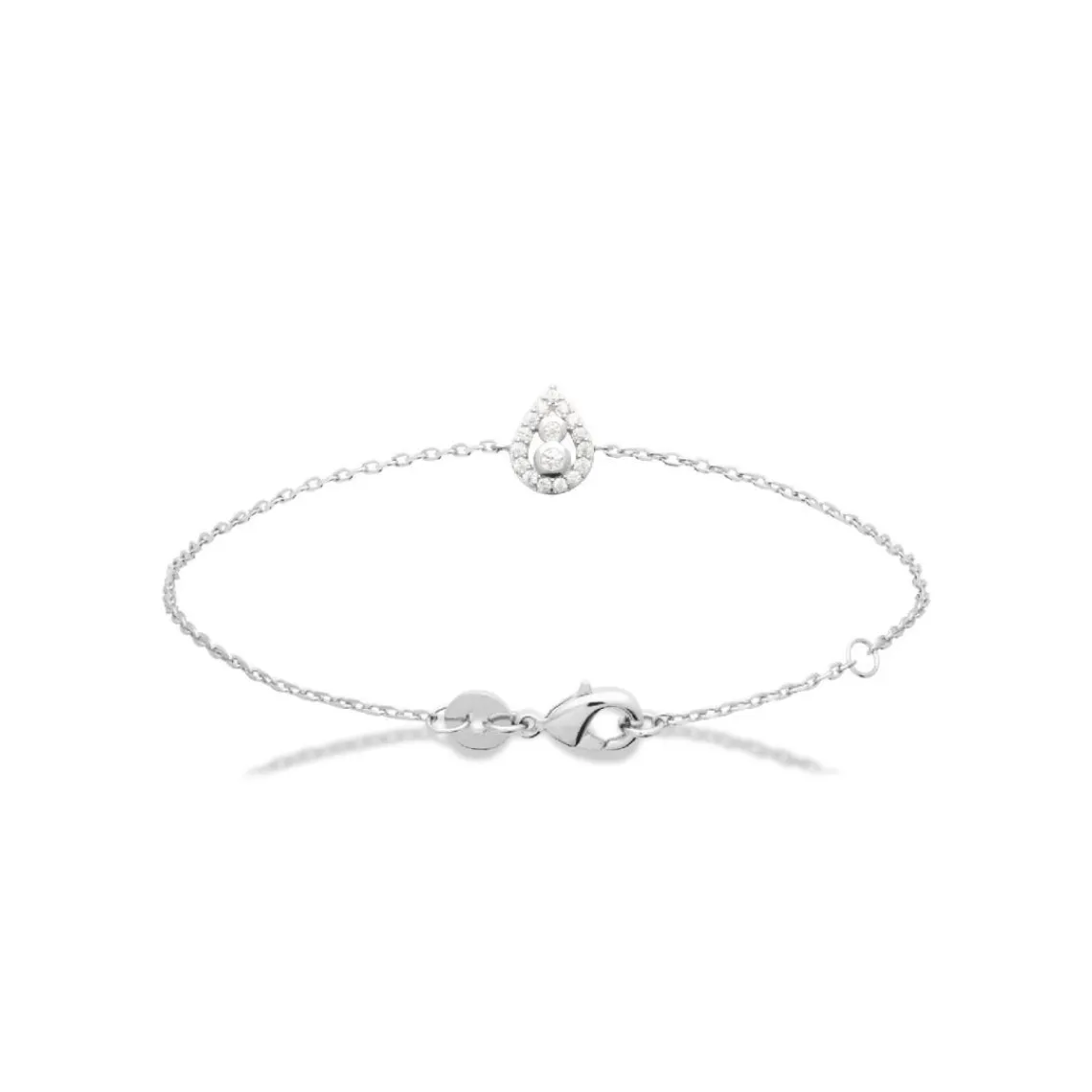 Maison de la Bijouterie Bracelet femme argent goutte oxyde de zirconium VW345ZZV | Femme Bracelet