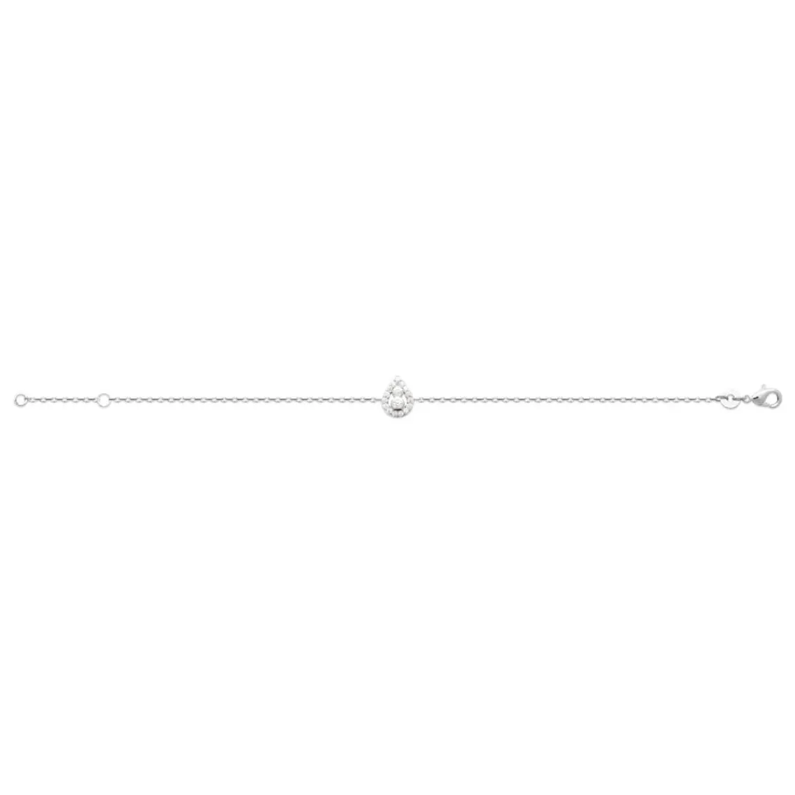Maison de la Bijouterie Bracelet femme argent goutte oxyde de zirconium VW345ZZV | Femme Bracelet