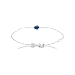 Maison de la Bijouterie Bracelet femme argent oxyde de zirconium bleue VW3UWVZV | Femme Bracelet