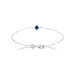 Maison de la Bijouterie Bracelet femme argent oxyde de zirconium bleue VW3UW5ZV | Femme Bracelet