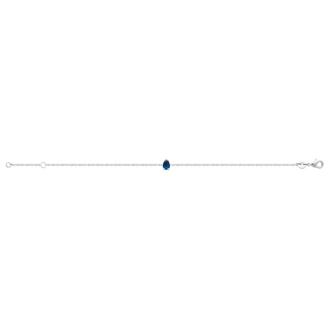 Maison de la Bijouterie Bracelet femme argent oxyde de zirconium bleue VW3UW5ZV | Femme Bracelet