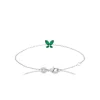 Maison de la Bijouterie Bracelet femme argent oxydes vertes VW3VV4ZV | Femme Bracelet