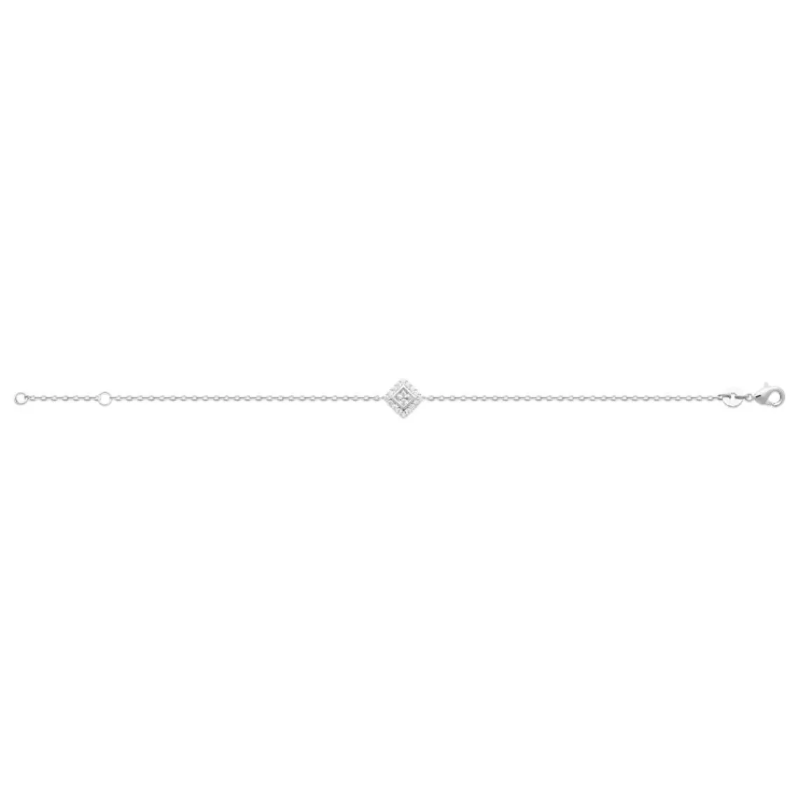 Maison de la Bijouterie Bracelet femme argent pendentif oxyde de zirconium VW3UV3ZV | Femme Bracelet