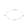 Maison de la Bijouterie Bracelet femme argent pierres bleues VW3W4WZV | Femme Bracelet