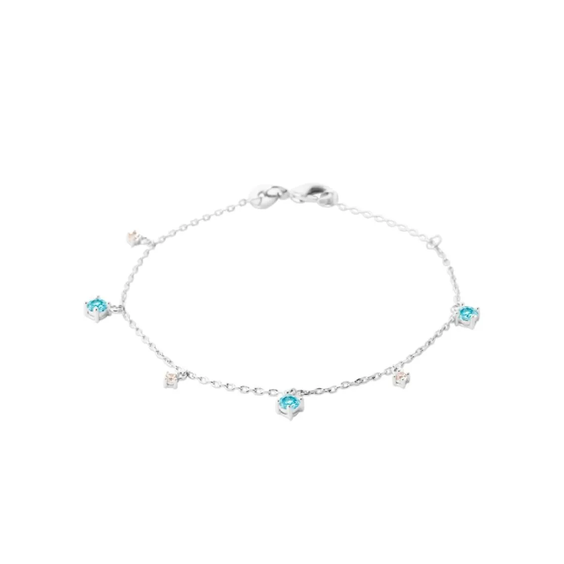 Maison de la Bijouterie Bracelet femme argent pierres bleues VW3W4WZV | Femme Bracelet