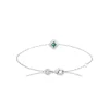 Maison de la Bijouterie Bracelet femme argent pierre verte VW3UV4ZV | Femme Bracelet