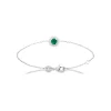 Maison de la Bijouterie Bracelet femme argent pierre verte VW3UVYZV | Femme Bracelet