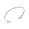 Maison de la Bijouterie Bracelet femme argent rhodié blanc serti clos - VW34Z55V | Femme Bracelet