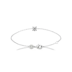Maison de la Bijouterie Bracelet femme argent rhodié blanc serti griffe serti griffe classique - VWZ00YZV | Femme Bracelet
