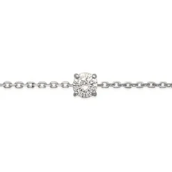 Maison de la Bijouterie Bracelet femme argent rhodié blanc serti griffe serti griffe classique - VWZ00YZV | Femme Bracelet
