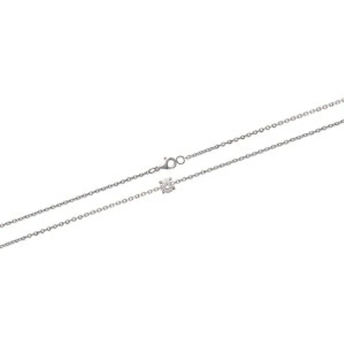Maison de la Bijouterie Bracelet femme argent rhodié blanc serti griffe serti griffe classique - VWZ00YZV | Femme Bracelet
