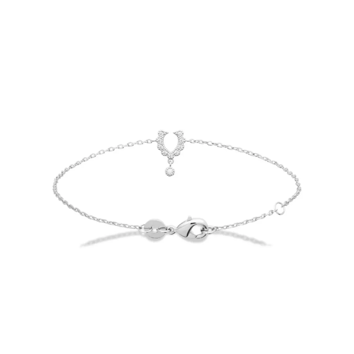 Maison de la Bijouterie Bracelet femme argent serti clos oxyde VW404VZV | Femme Bracelet