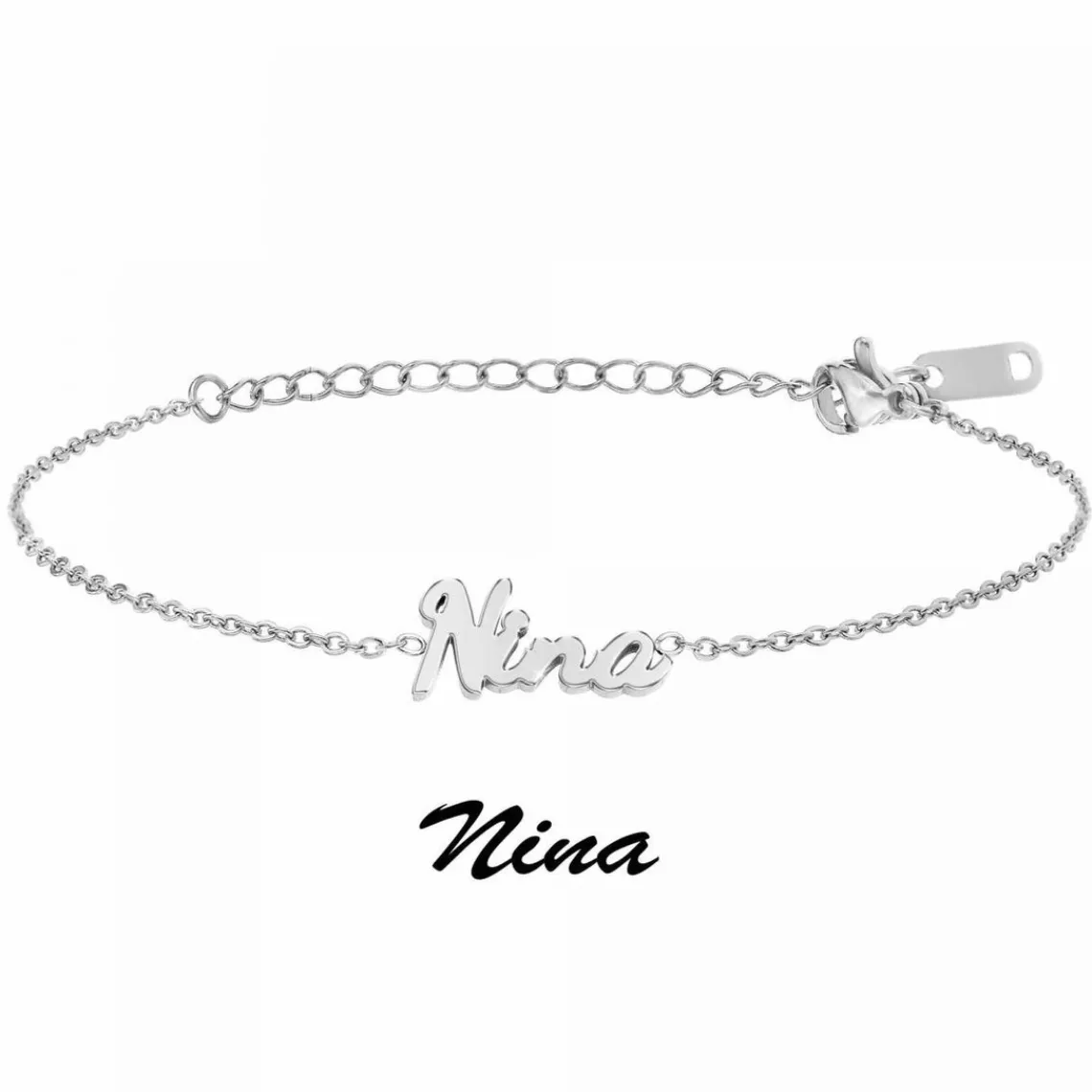 Athème Bracelet Femme - B2694-ARGENT-NINA Acier Argent | Femme Bracelet