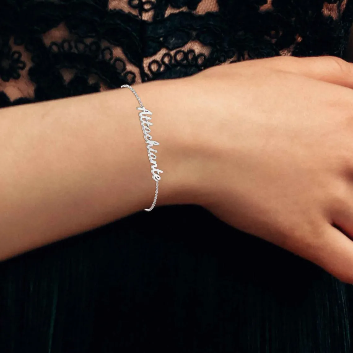 Athème Bracelet Femme - B2694-ARGENT-ATTACHIANTE Acier Argent | Femme Bracelet