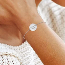 Athème Bracelet Femme - B2814-ARGENT Acier Argent | Femme Bracelet