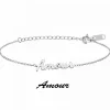 Athème Bracelet Femme - B2694-ARGENT-AMOUR Acier Argent | Femme Bracelet