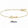 Athème Bracelet Femme - B2694-DORE-ANNA Acier Doré | Femme Bracelet