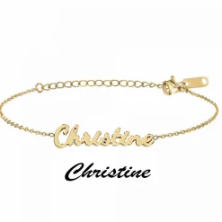 Athème Bracelet Femme - B2694-DORE-CHRISTINE Acier Doré | Femme Bracelet
