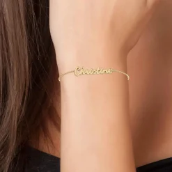 Athème Bracelet Femme - B2694-DORE-CHRISTINE Acier Doré | Femme Bracelet