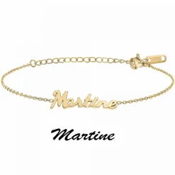 Athème Bracelet Femme - B2694-DORE-MARTINE Acier Doré | Femme Bracelet