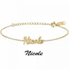 Athème Bracelet Femme - B2694-DORE-NICOLE Acier Doré | Femme Bracelet