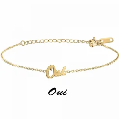 Athème Bracelet Femme - B2694-DORE-OUI Acier Doré | Femme Bracelet