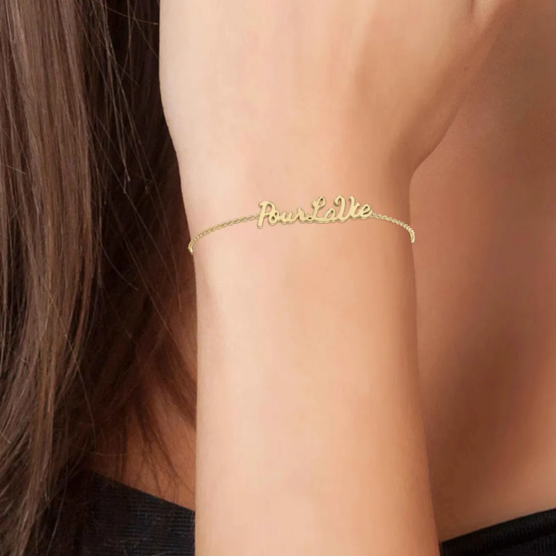 Athème Bracelet Femme - B2694-DORE-POURLAVIE Acier Doré | Femme Bracelet