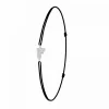 Athème Bracelet Femme - BS082-SB049-F Tissu Argent | Femme Bracelet