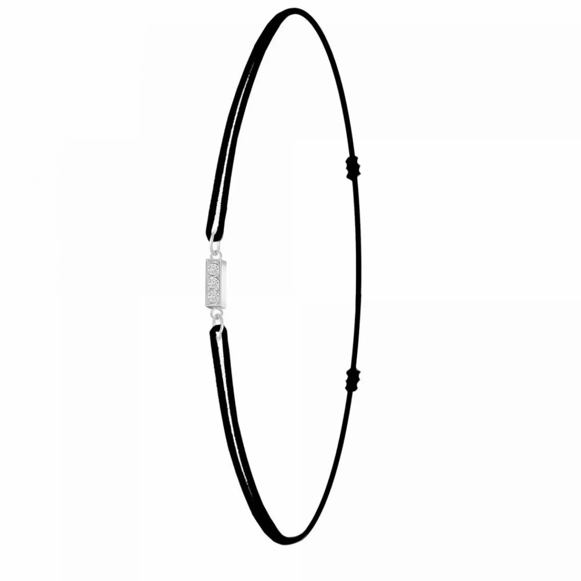 Athème Bracelet Femme - BS082-SB049-I Tissu Argent | Femme Bracelet