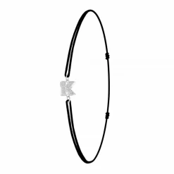 Athème Bracelet Femme - BS082-SB049-K Tissu Argent | Femme Bracelet