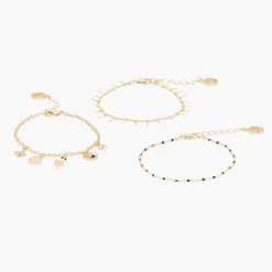 Balaboosté Bracelet Femme Set De Bra Ac Breloques Et Epoxy - 3502456531727 Métal Doré | Femme Bracelet
