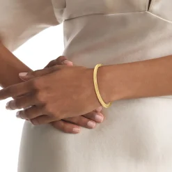 Calvin Klein Bijoux Bracelet Femme Calvin Klein Soft Square - 35000455 Acier Doré | Femme Bracelet