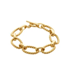 Maison de la Bijouterie Bracelet femme chaine plaqué or UYZWU3ZU | Femme Bracelet