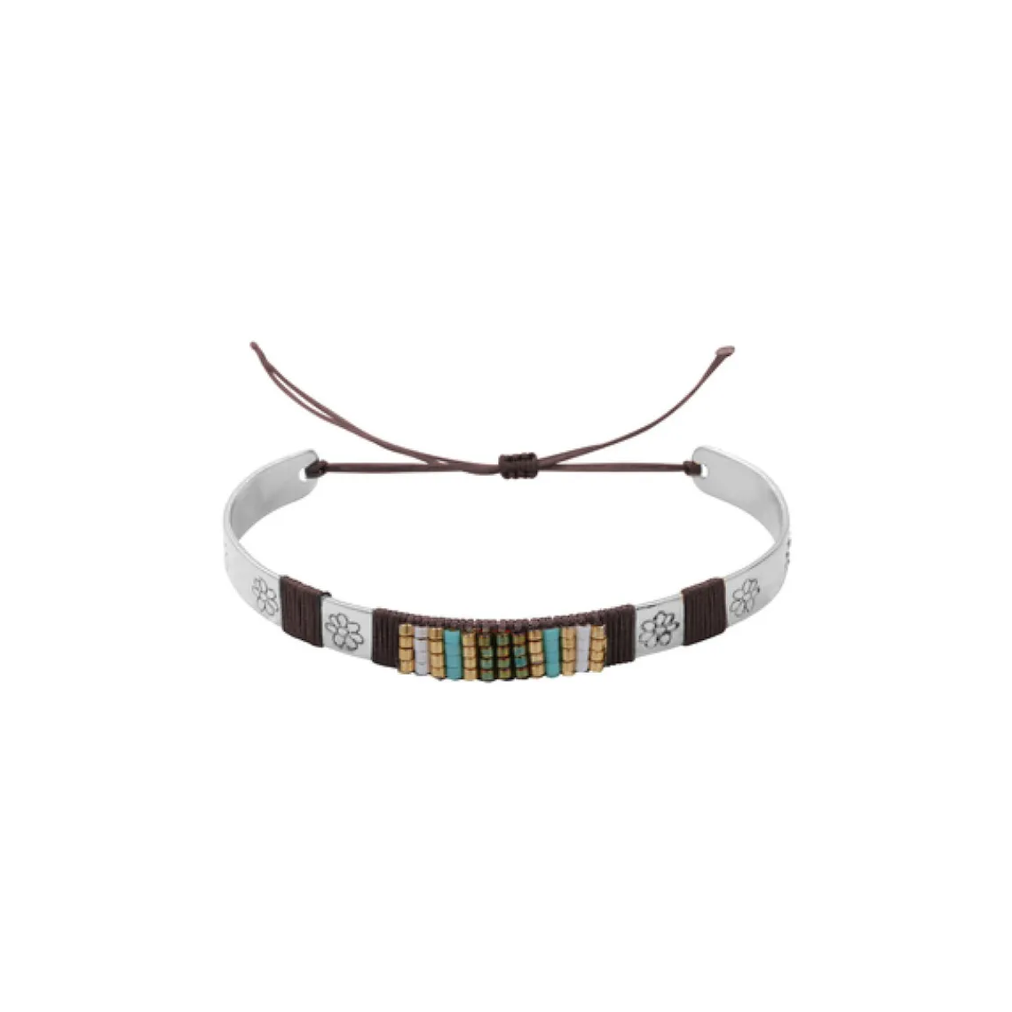 Clyda Bijoux Bracelet Femme Clyda BCL16BBT - Laiton Argenté | Femme Bracelet