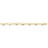 Maison de la Bijouterie Bracelet femme cœur fantaisie plaqué or YU0Y3ZZV | Femme Bracelet