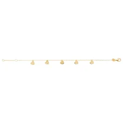 Maison de la Bijouterie Bracelet femme cœur fantaisie plaqué or UYZUZ5ZV | Femme Bracelet