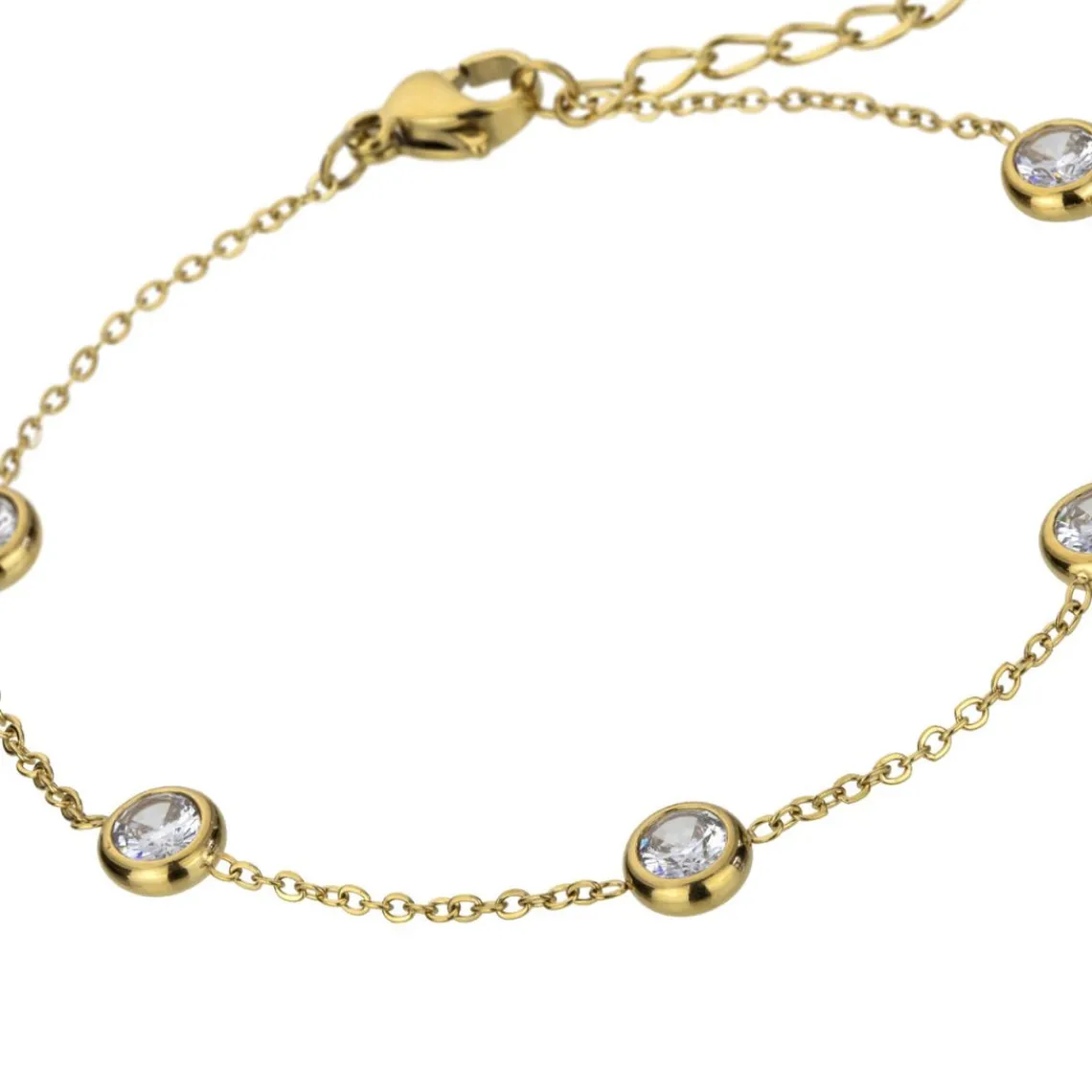 Emily Westwood Bijoux Bracelet femme Emily Westwood EWB23071G - Acier Doré et Blanc | Femme Bracelet