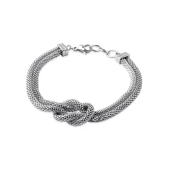 Maison de la Bijouterie Bracelet femme fantaisie acier argent 3Z0030ZU | Femme Bracelet