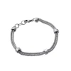 Maison de la Bijouterie Bracelet femme fantaisie acier argent 3Z055VZU | Femme Bracelet