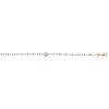 Maison de la Bijouterie Bracelet femme fantaisie amazonite plaqué or UW3Y4YZV | Femme Bracelet
