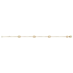 Maison de la Bijouterie Bracelet femme fantaisie cordage plaqué or UYY06WZV | Femme Bracelet