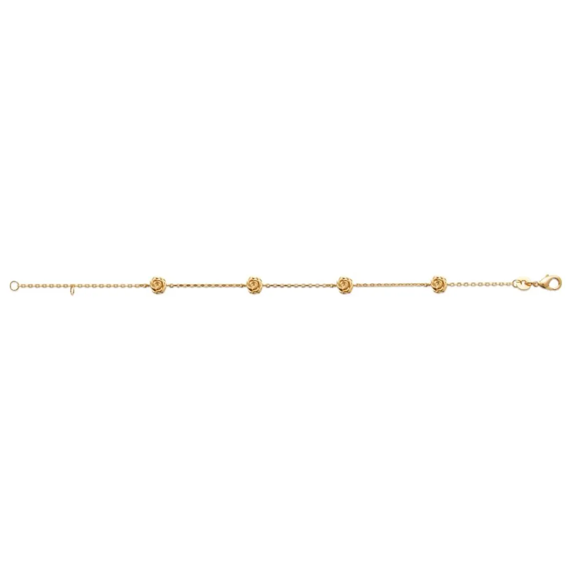 Maison de la Bijouterie Bracelet femme fantaisie fleur plaqué or UYY06UZV | Femme Bracelet