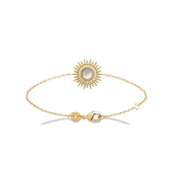 Maison de la Bijouterie Bracelet femme fantaisie nacre plaqué or UW3330ZV | Femme Bracelet