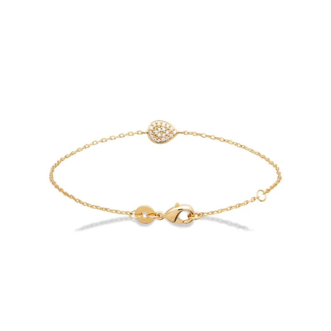 Maison de la Bijouterie Bracelet femme fantaisie oxyde de zirconium plaqué or UW3Y66ZV | Femme Bracelet