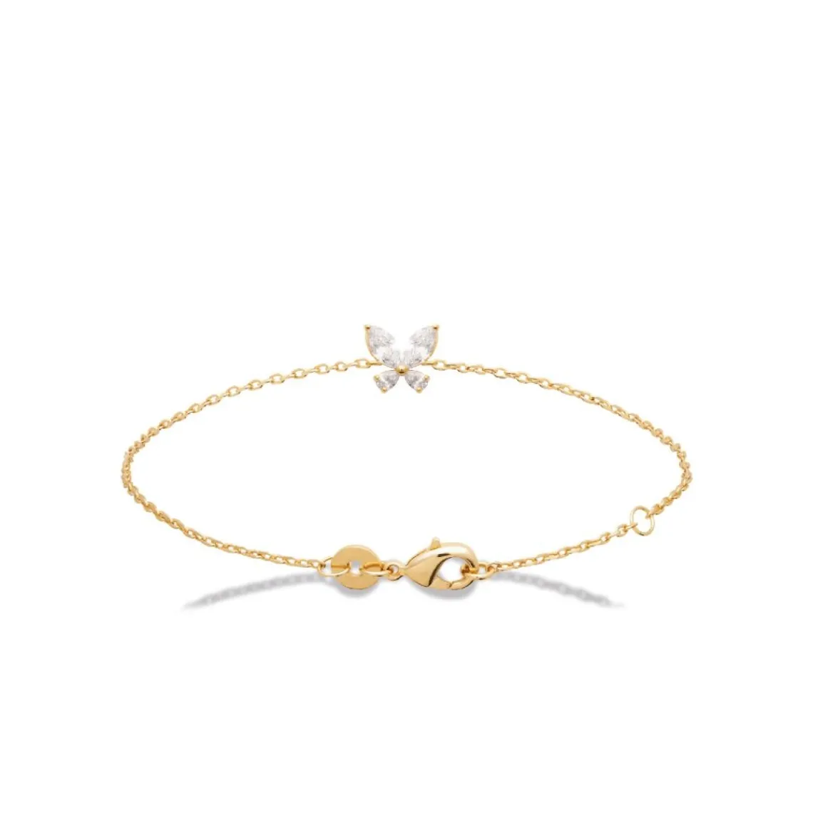 Maison de la Bijouterie Bracelet femme fantaisie oxyde de zirconium plaqué or UW3VV3ZV | Femme Bracelet