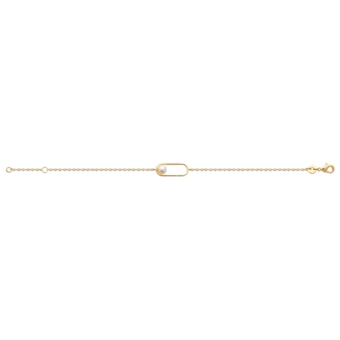 Maison de la Bijouterie Bracelet femme fantaisie perle d'imitation plaqué or UW3VWVZV | Femme Bracelet